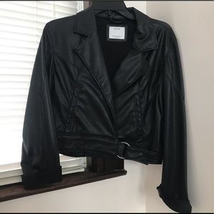 Bershka Faux Leather Jacket